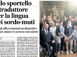 Allo sportello del Comune di Treviso l'interprete per la lingua dei segni